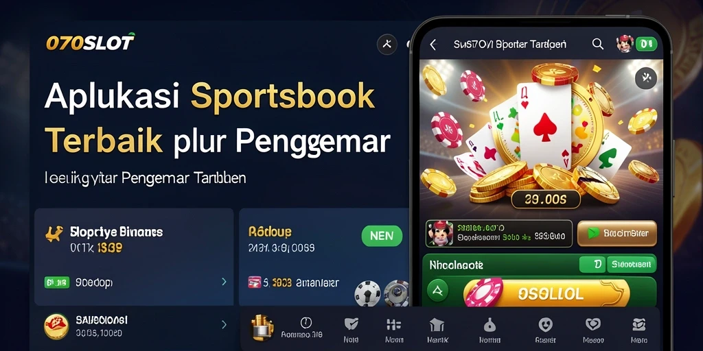 Tampilan antarmuka aplikasi 070SLOT saat melakukan taruhan olahraga.
