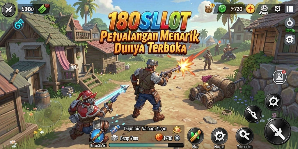 Screenshot 180SLOT menampilkan gameplay dunia terbuka yang seru.