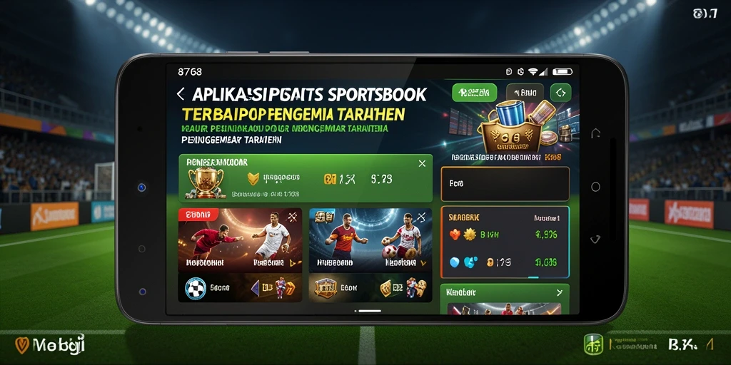 Screenshot gameplay 8768 yang menunjukkan antarmuka Sportsbook.