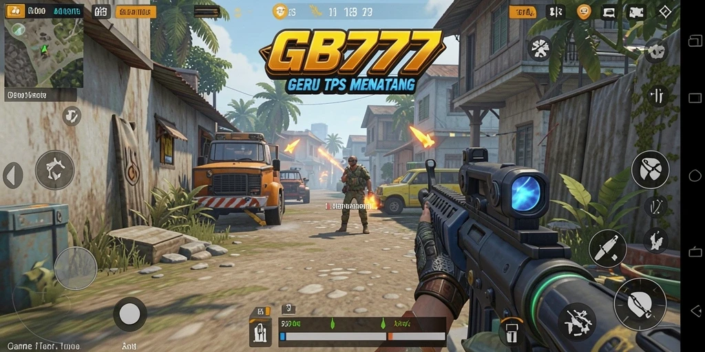 Screenshot menampilkan aksi intense dalam gameplay TPS.