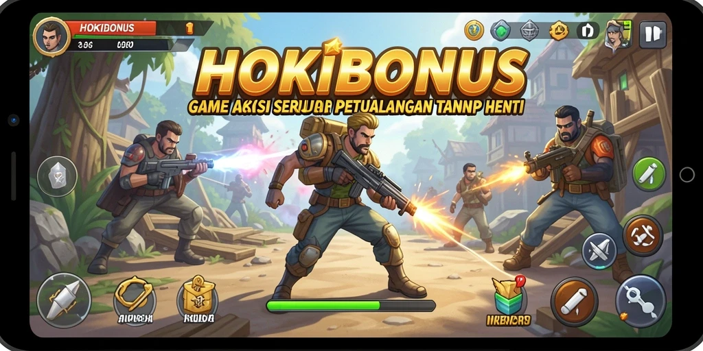 Tangkapan layar HOKIBONUS menampilkan aksi mendebarkan dari gameplay.