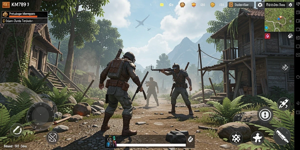 Tampilan gameplay seru dalam petualangan dunia terbuka.