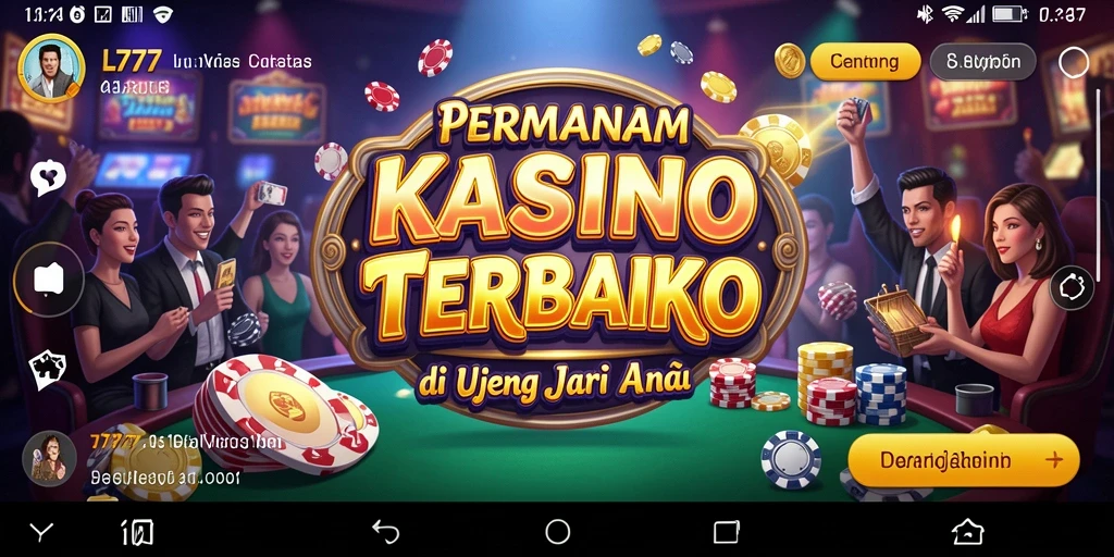 Tampilan gameplay menarik di L777 menunjukkan suasana kasino yang memikat.