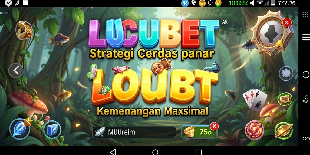 Tampilan gameplay menarik LUCUBET dengan strategi cerdas.
