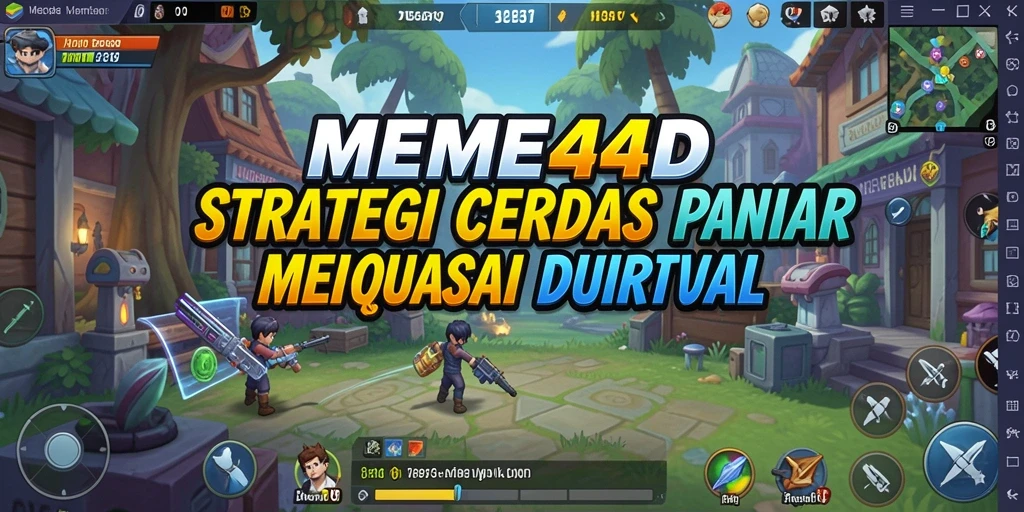 Tampilan gameplay mendebarkan dalam MEME4D dengan strategi yang menantang.