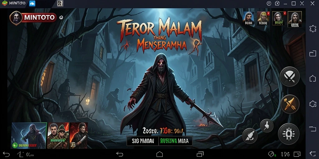 Screenshot menampilkan momen menegangkan dalam gameplay MINTOTO.