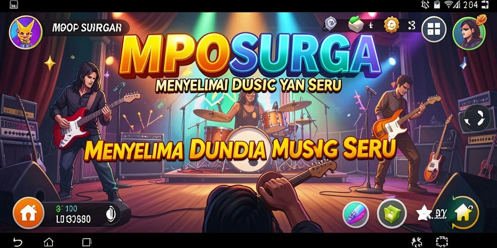 Tampilan gameplay menarik dari MPOSURGA yang melibatkan musik.