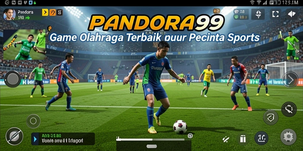 Tampilan gameplay PANDORA99 dengan aksi olahraga yang menegangkan.