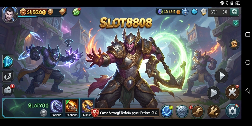 Screenshot utama SLOT8808 menunjukkan aksi strategi yang mendebarkan.