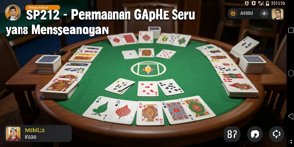 Screenshot gameplay Gaple yang seru dan interaktif.