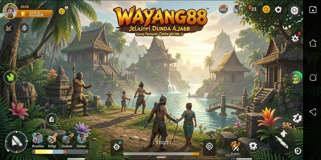 Screenshot WAYANG88 menampilkan petualangan seru dalam dunia terbuka.